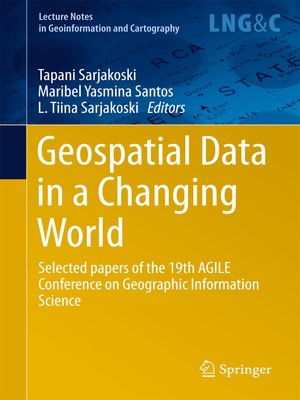 cover image of Geospatial Data in a Changing World
